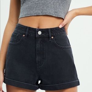 pacsun black mom shorts